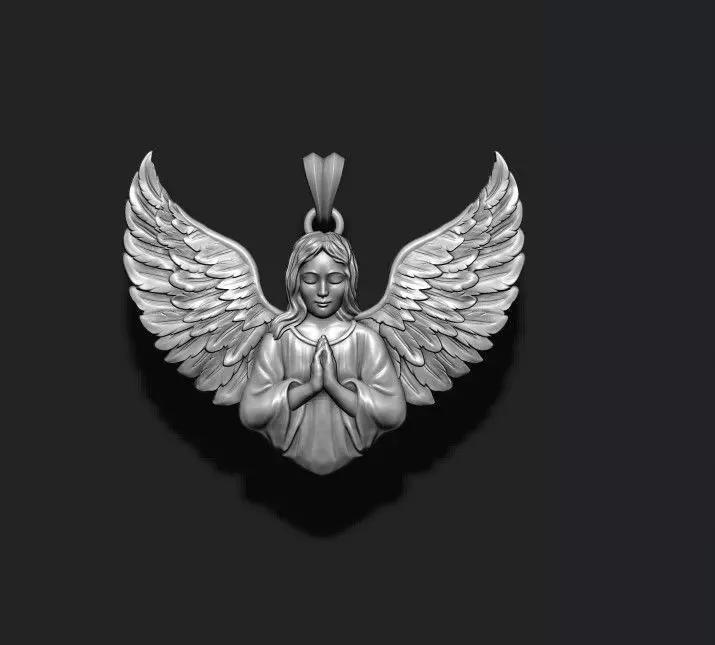 Girl angel pendant