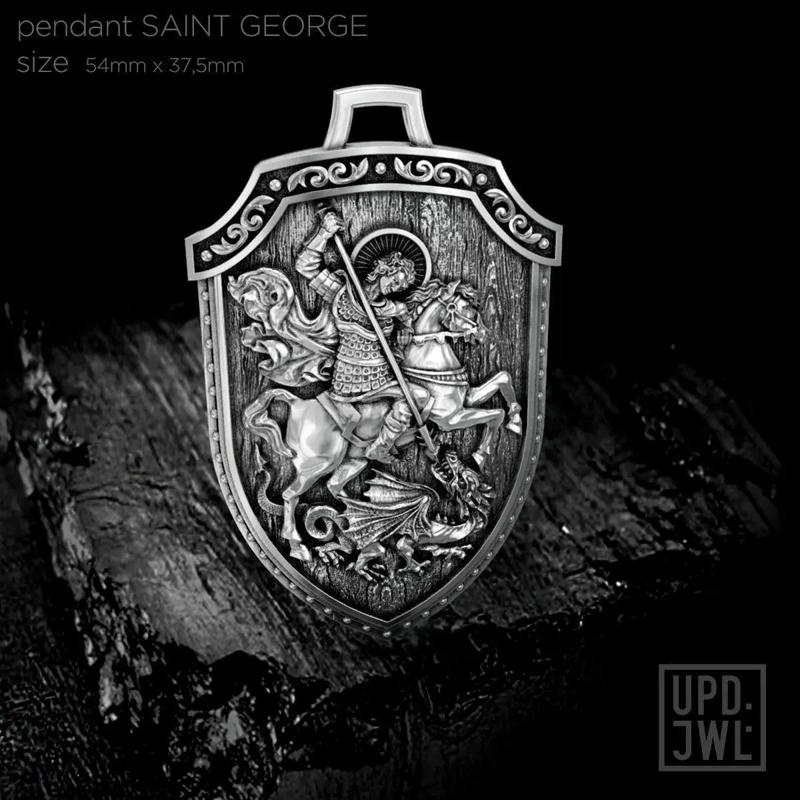 Pendant Saint George Icon amulet