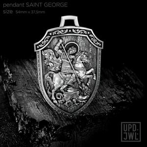 Pendant Saint George Icon amulet