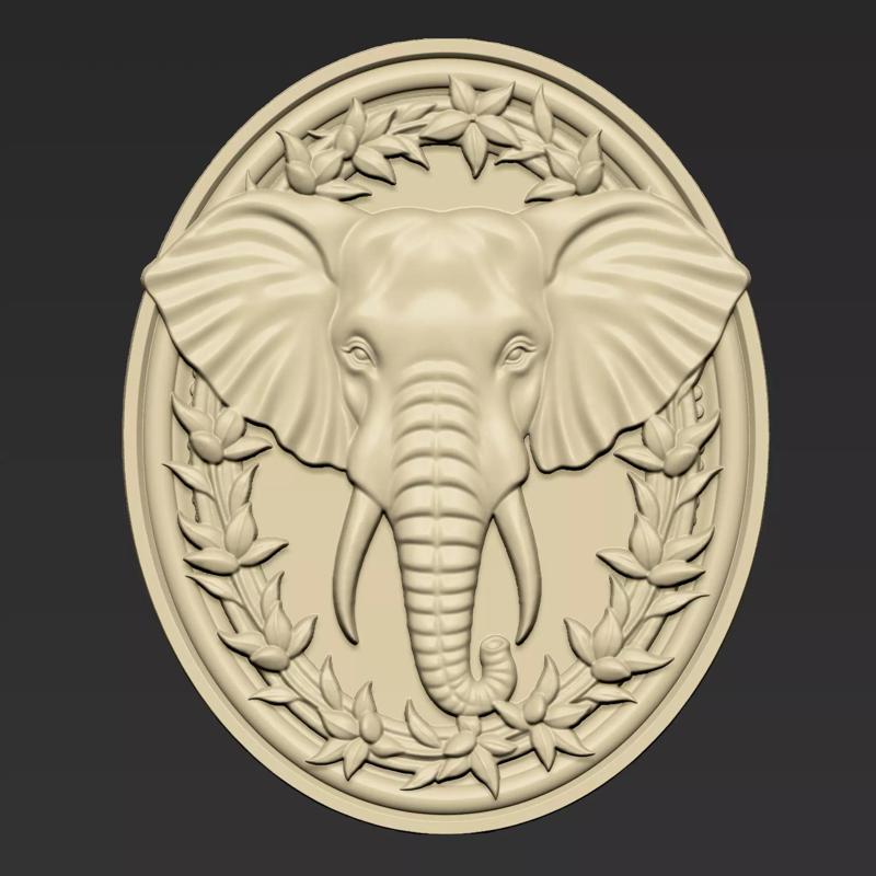 Elephant Head Pendant A60
