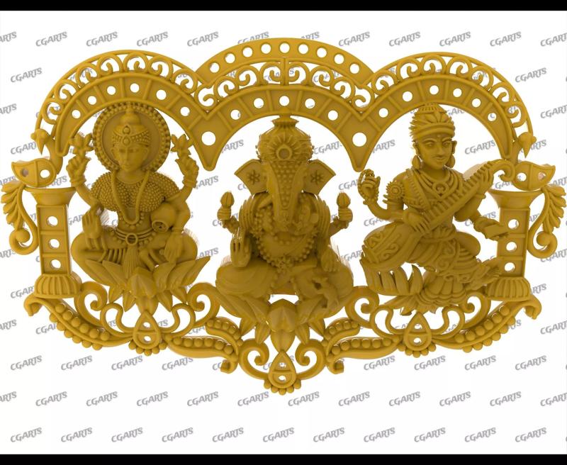 LORD GANESH JI  LAXMI PENDENT