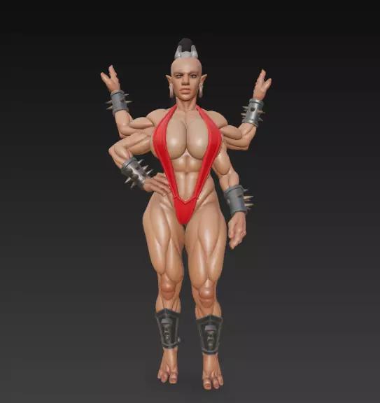 Sexy woman female goro