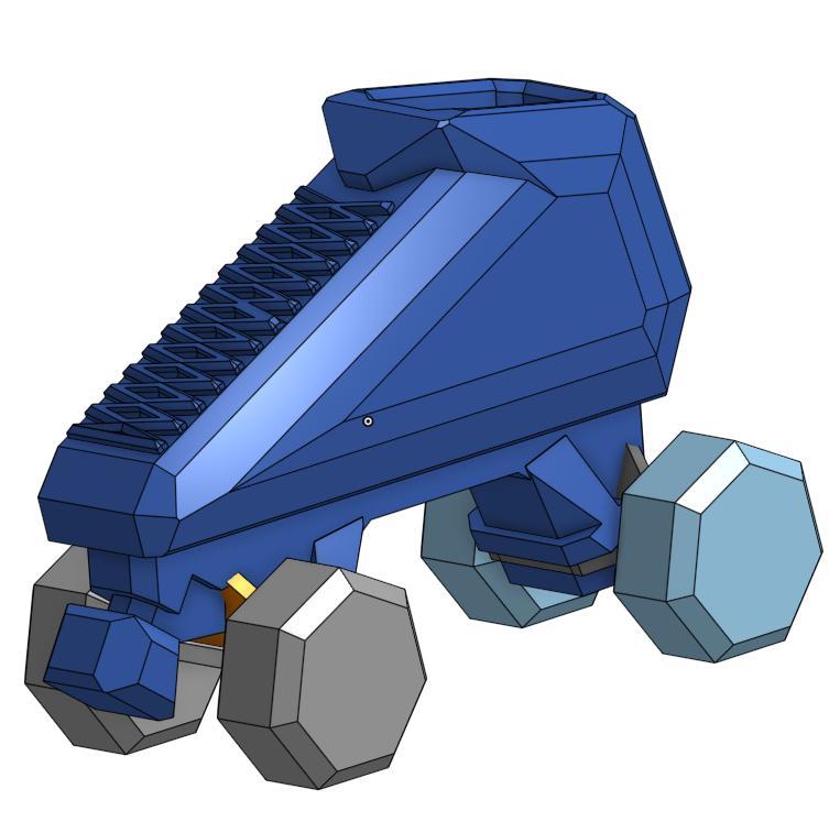 Low Poly Roller Skate