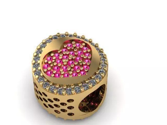 stones and love charm ball