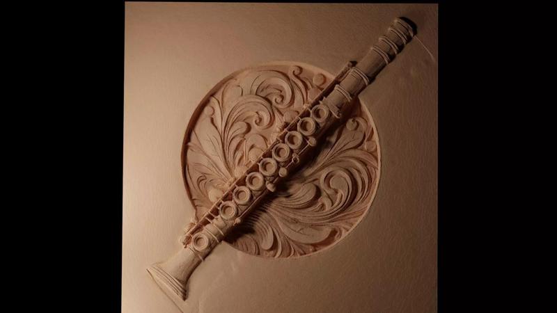 Flute CNC 3d Print High Relief Sand Casting