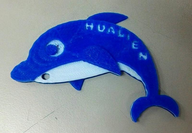 Dolphine Keychain (Chinese:海豚鑰匙圈)