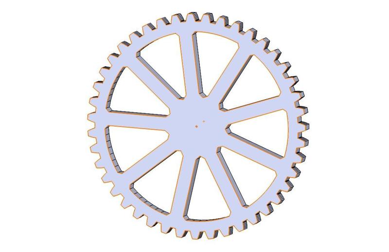 Sprocket 43 teeth x 8 thickness