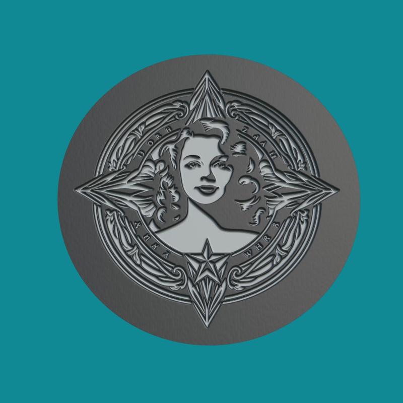 Dorothy Gale Print Model Dorothy Gale Medallion Dorothy Gale Wall Decor