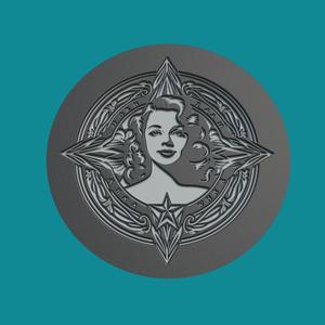 Dorothy Gale Print Model Dorothy Gale Medallion Dorothy Gale Wall Decor