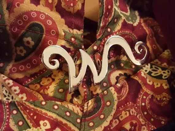 Wonka W Logo Willy Wonka Brooch