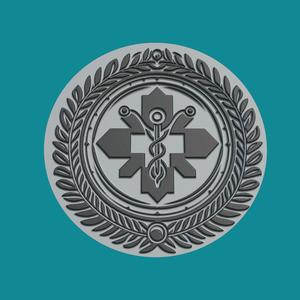 Nurse Medallion Nurse 3d Print Model