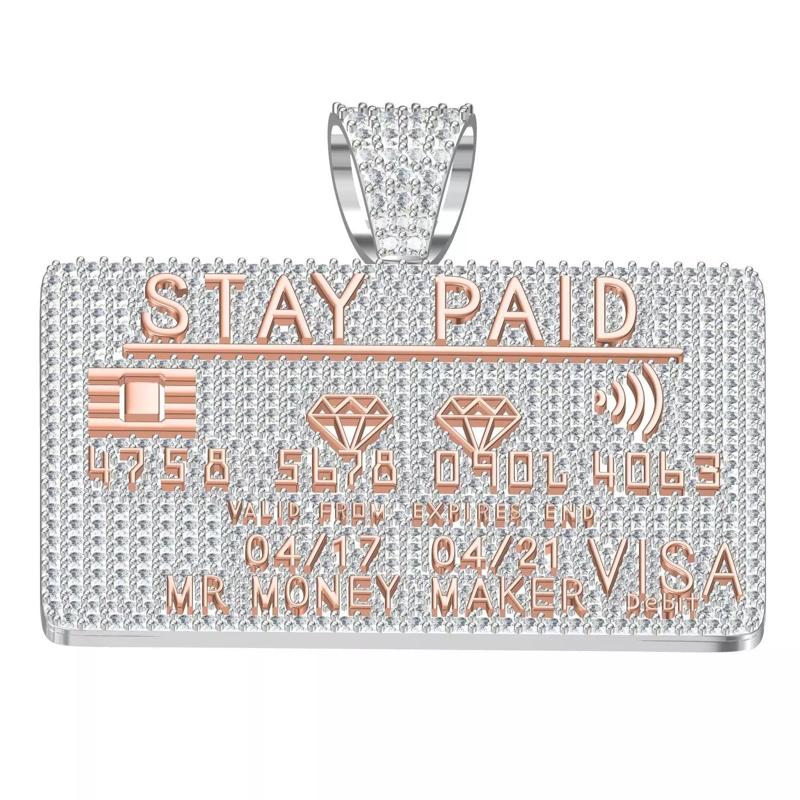 Debit Card Diamond Pendant