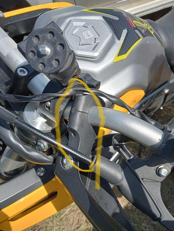 Voge motorcycle hand grip protection leg