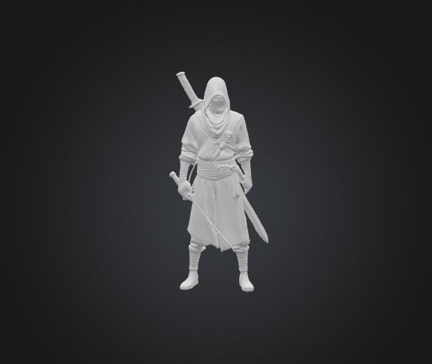 Ninja Warrior Miniature