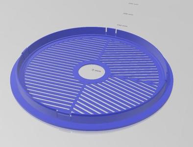 Bathinov mask for Skywatcher telescope 200 x 1000 bahtinov