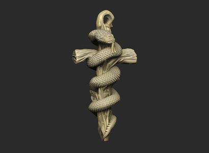 Anaconda religious Halloween   floral witch evil amulet
