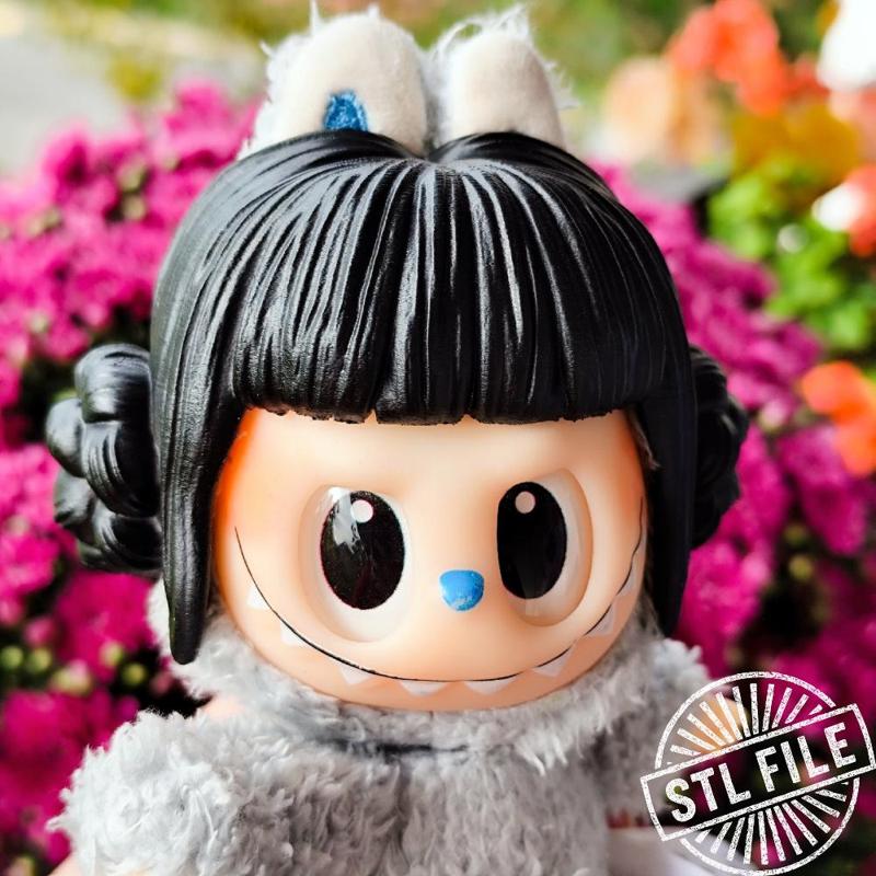 Zoey Demon Huntress hair for Labubu