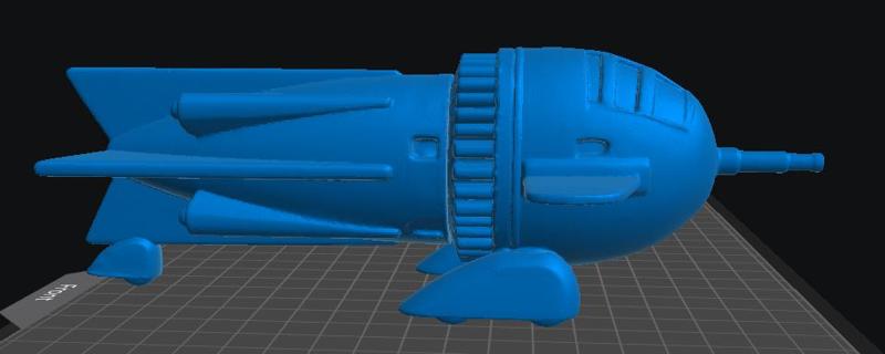 Dr Zarkov's rocket Flash Gordon