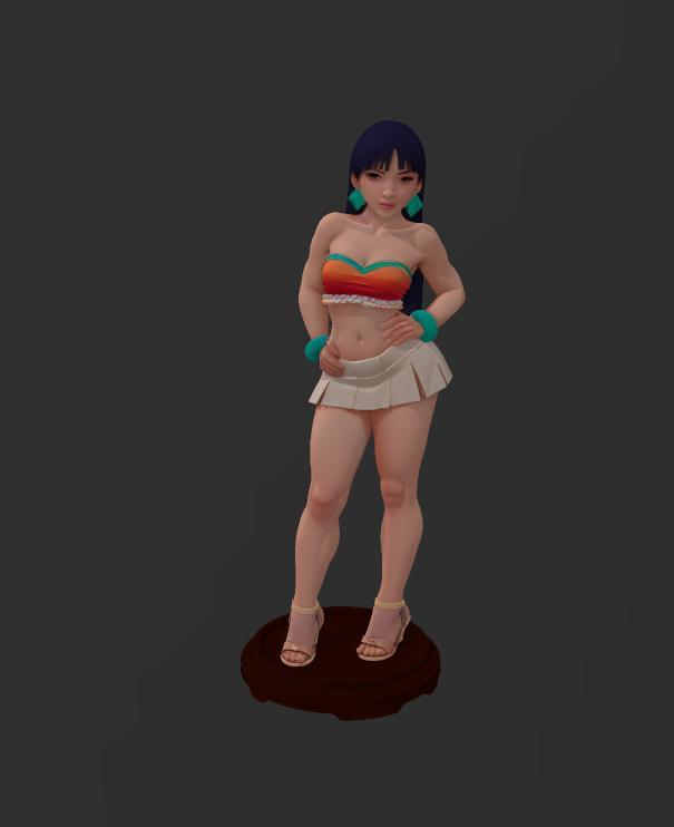 SENSUAL GIRL 3D PRINTING