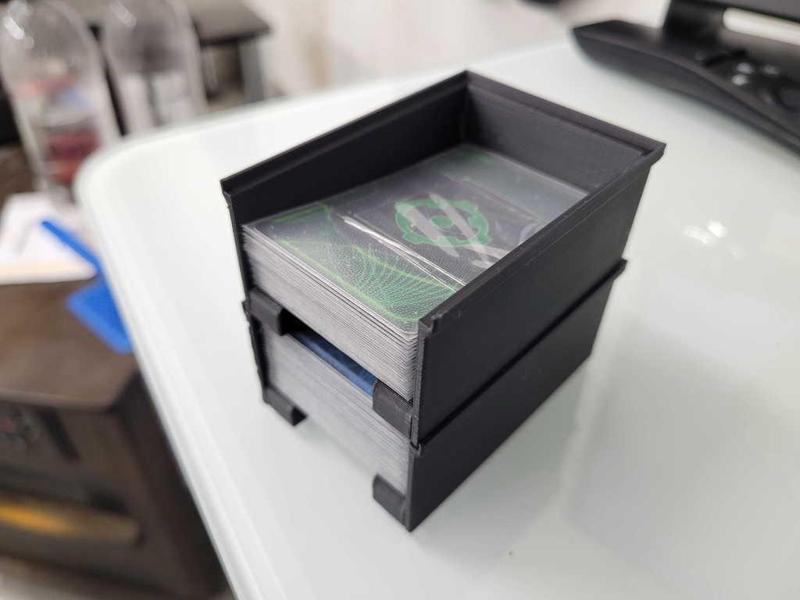 Stackable Card Tray for American Mini, Euro Mini and Standard cards v2