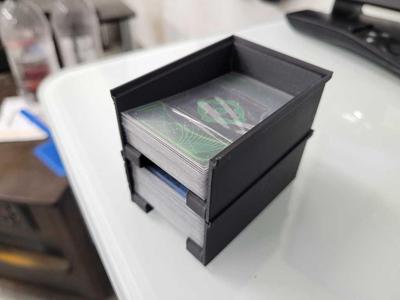 Stackable Card Tray for American Mini, Euro Mini and Standard cards v2