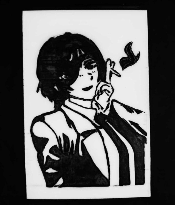 Himeno Ashtray Chainsaw man / Ashtray Himeno Ashtray Chainsaw man / Cenicero Himeno Ashtray Chainsaw man