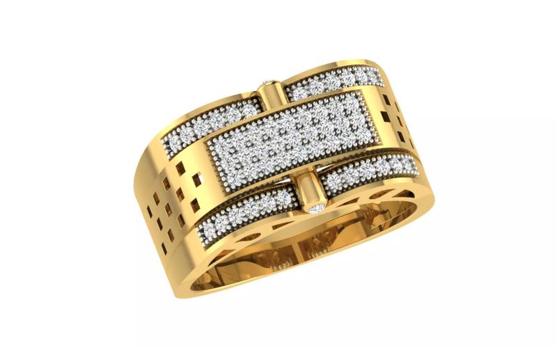 Mens Ring  Render 3dm STL OBJ FBX Details