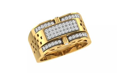 Mens Ring  Render 3dm STL OBJ FBX Details