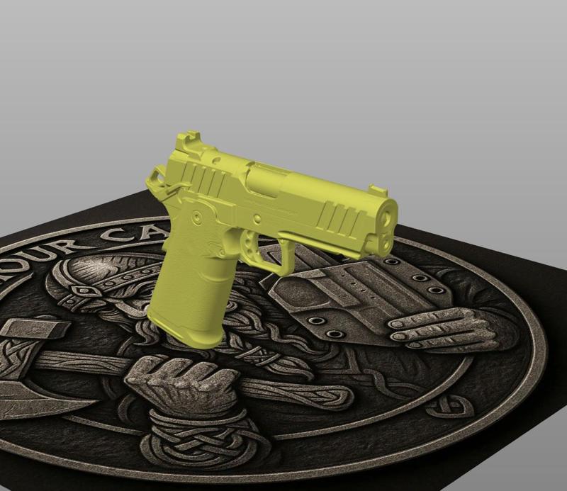 Springfield Prodigy 1911 4.25 High Quality 3D Scan Model