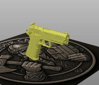 Springfield Prodigy 1911 4.25 High Quality 3D Scan Model