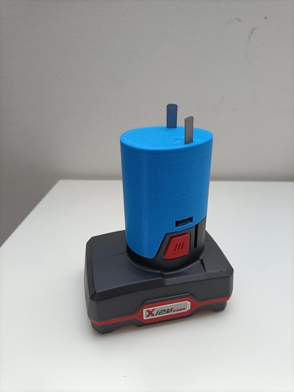 Parkside X12v Team battery adapter