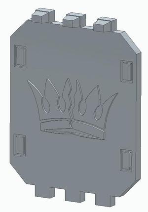 30k Dark Angels Land Raider Door - Order of Shattered Crowns