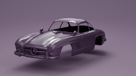 1954 Mercedes-Benz 300SL Gullwing 1/64 1/32 1/24