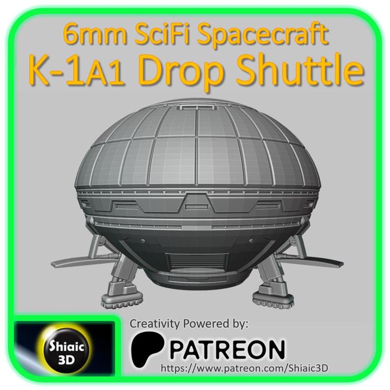 6mm SciFi - DropShuttle K-1A1