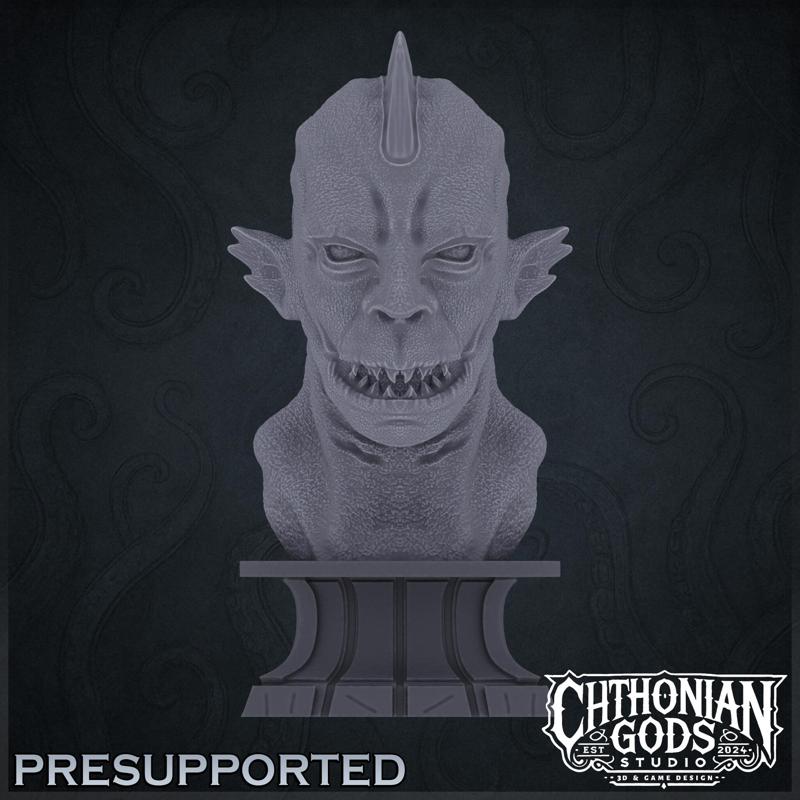Chthonian Bust – Lovecraftian Horror (75 mm)