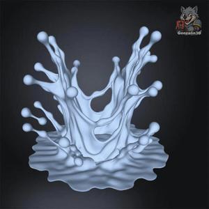Moving Water Splash - 3D Effect