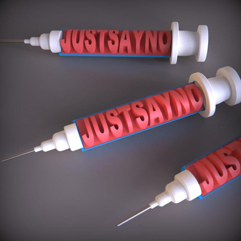 Just Say No Syringe