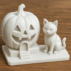 Pumpkin Cat House