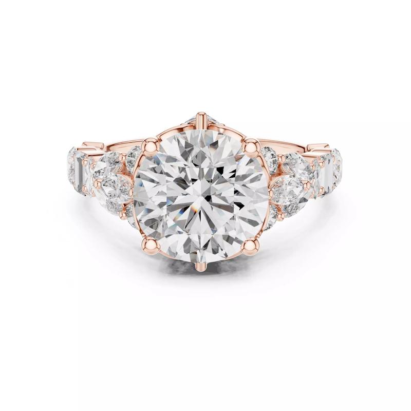 Marquise Baguette Oval Pear Cut Diamond Wedding Ring File Video