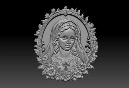 Virgin Mary Pendant 02-230826