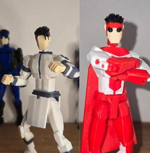 Pack of 2 - Viltrumark & Omnimanrk Inspired by T13- full size compatible with all similar articulated figures.