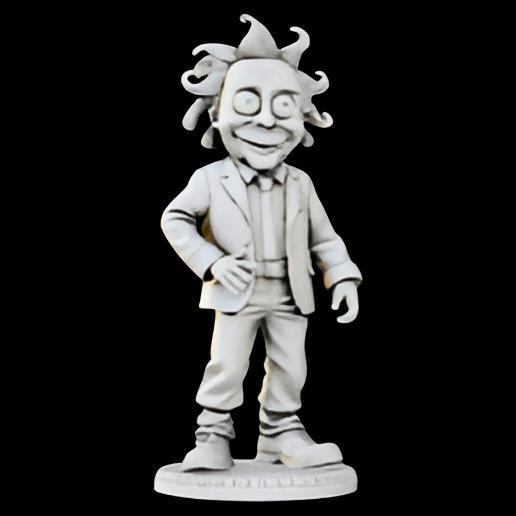 Smiling Rick Sanchez Statuette