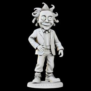 Smiling Rick Sanchez Statuette