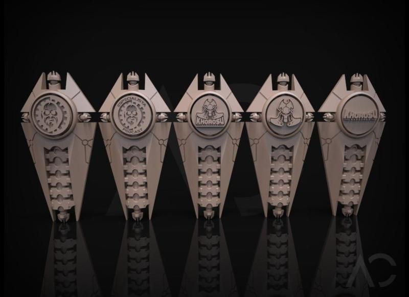 Necron Dispersion Shield - Podcast Specialist and Khorosu Wargame