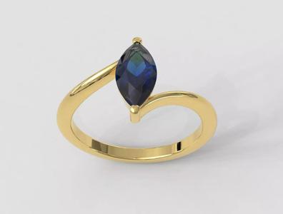 Marquise Gemstone Ring - 10mm x 5mm