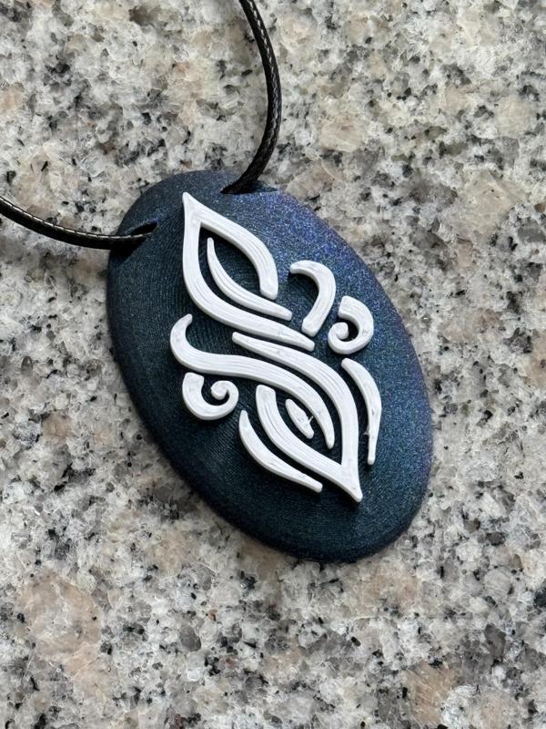 Tribal pendant / tribal chain pendant - key ring