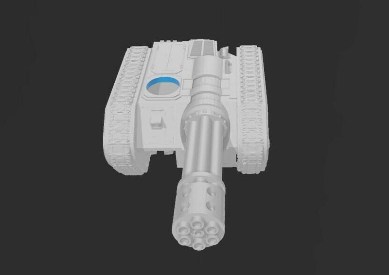 Vulcan Punishing Tank MKI & MKII designs