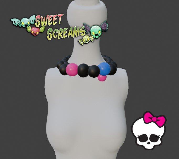 Monster High Ghoulia Sweet Screams Necklace