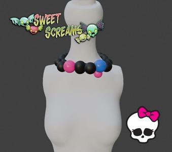 Monster High Ghoulia Sweet Screams Necklace