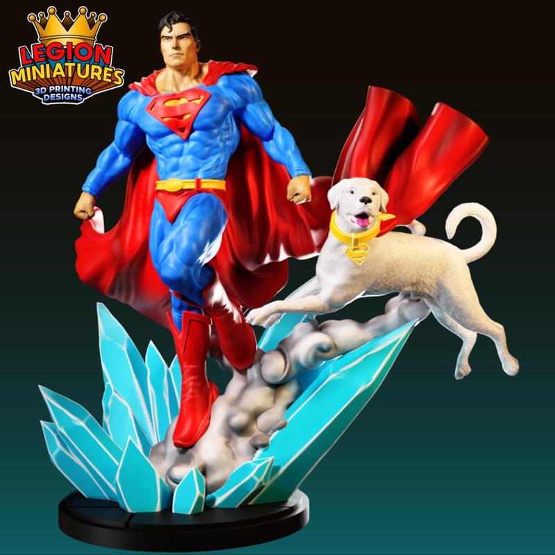Marvel crisis protocol superman presupported included